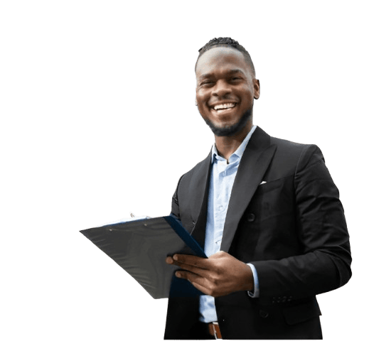 Man with a clipboard